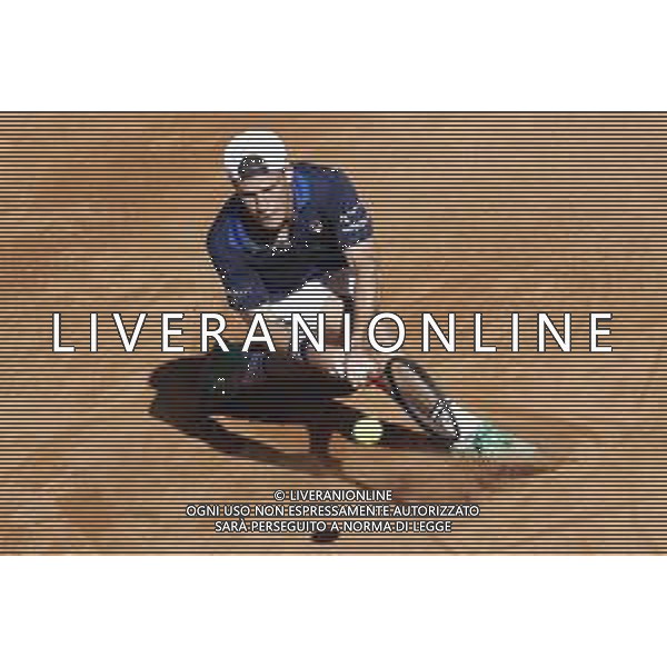 Roma 16/05/2019 - INTERNAZIONALI BNL D\' Italia 2019 - Matteo Berrettini vs Diego Schwartzman - nella foto: Diego Schwartzman©Claudio Zamagni/Agenzia Aldo Liverani s.a.s. Diego Schwartzman during the match between Matteo Berrettini and Diego Schwartzman at the The Internazionali BNL d\'Italia 2019 at Foro Italico on May 16, 2019 in Rome, Italy. Photo Credit by Claudio Zamagni-Aldo Liverani Photo Agency