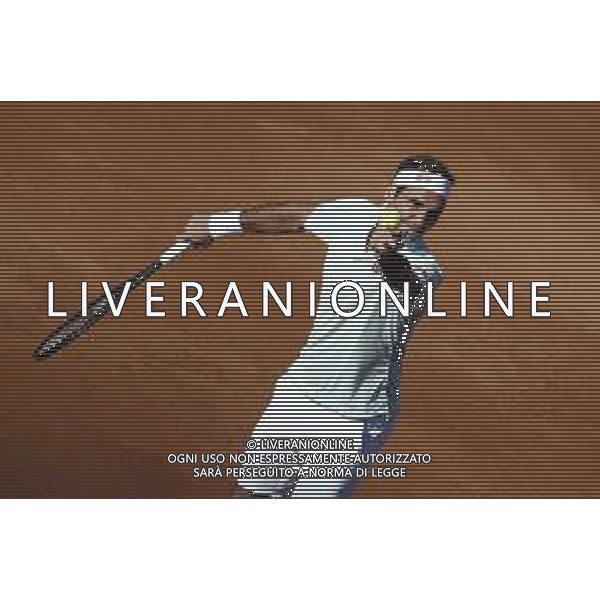 Roma 16/05/2019 - INTERNAZIONALI BNL D\' Italia 2019 - Borna Coric vs Roger Federer - nella foto: Roger Federer ©Claudio Zamagni/Agenzia Aldo Liverani s.a.s. Roger Federer during the match between Borna Coric and Roger Federerat the The Internazionali BNL d\'Italia 2019 at Foro Italico on May 16, 2019 in Rome, Italy. Photo Credit by Claudio Zamagni-Aldo Liverani Photo Agency