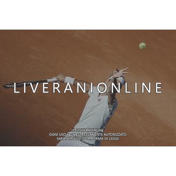 Roma 16/05/2019 - INTERNAZIONALI BNL D\' Italia 2019 - Borna Coric vs Roger Federer - nella foto:roger federer ©Claudio Zamagni/Agenzia Aldo Liverani s.a.s. roger federer during the match between Borna Coric and Roger Federerat the The Internazionali BNL d\'Italia 2019 at Foro Italico on May 16, 2019 in Rome, Italy. Photo Credit by Claudio Zamagni-Aldo Liverani Photo Agency