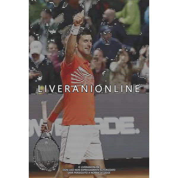 Roma 16/05/2019 - INTERNAZIONALI BNL D\' Italia 2019 - Djokovic Novak vs Philip Kohlschreiber - nella foto: Esultanza Djokovic Novak ©Claudio Zamagni/Agenzia Aldo Liverani s.a.s. Djokovic Novak during the match between Djokovic Novak vs Philip Kohlschreiber at The Internazionali BNL d\'Italia 2019 at Foro Italico on May 16, 2019 in Rome, Italy. Photo Credit by Claudio Zamagni-Aldo Liverani Photo Agency / AGENZIA ALDO LIVERANI SAS