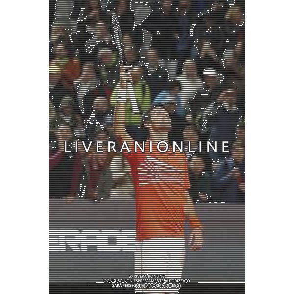 Roma 16/05/2019 - INTERNAZIONALI BNL D\' Italia 2019 - Djokovic Novak vs Philip Kohlschreiber - nella foto: Esultanza Djokovic Novak ©Claudio Zamagni/Agenzia Aldo Liverani s.a.s. Djokovic Novak during the match between Djokovic Novak vs Philip Kohlschreiber at The Internazionali BNL d\'Italia 2019 at Foro Italico on May 16, 2019 in Rome, Italy. Photo Credit by Claudio Zamagni-Aldo Liverani Photo Agency / AGENZIA ALDO LIVERANI SAS
