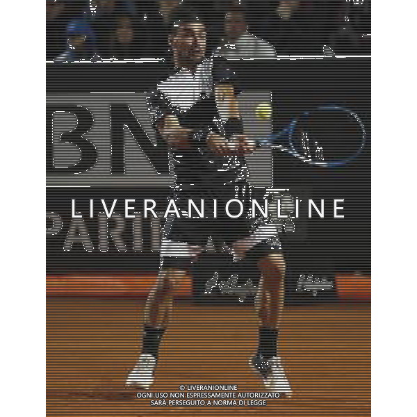Roma 16/05/2019 - INTERNAZIONALI BNL D\' Italia 2019 - Stefanos Tsitsipas vs Fabio Fognini - nella foto: Fabio Fognini ©Claudio Zamagni/Agenzia Aldo Liverani s.a.s. Fabio Fognini during the match between Stefanos Tsitsipas and Fabio Fognini at The Internazionali BNL d\'Italia 2019 at Foro Italico on May 16, 2019 in Rome, Italy. Photo Credit by Claudio Zamagni-Aldo Liverani Photo Agency / AGENZIA ALDO LIVERANI SAS