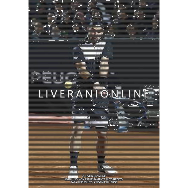 Roma 16/05/2019 - INTERNAZIONALI BNL D\' Italia 2019 - Stefanos Tsitsipas vs Fabio Fognini - nella foto: Esultanza fabio fognini ©Claudio Zamagni/Agenzia Aldo Liverani s.a.s. fabio fognini during the match between Stefanos Tsitsipas and Fabio Fognini at The Internazionali BNL d\'Italia 2019 at Foro Italico on May 16, 2019 in Rome, Italy. Photo Credit by Claudio Zamagni-Aldo Liverani Photo Agency / AGENZIA ALDO LIVERANI SAS