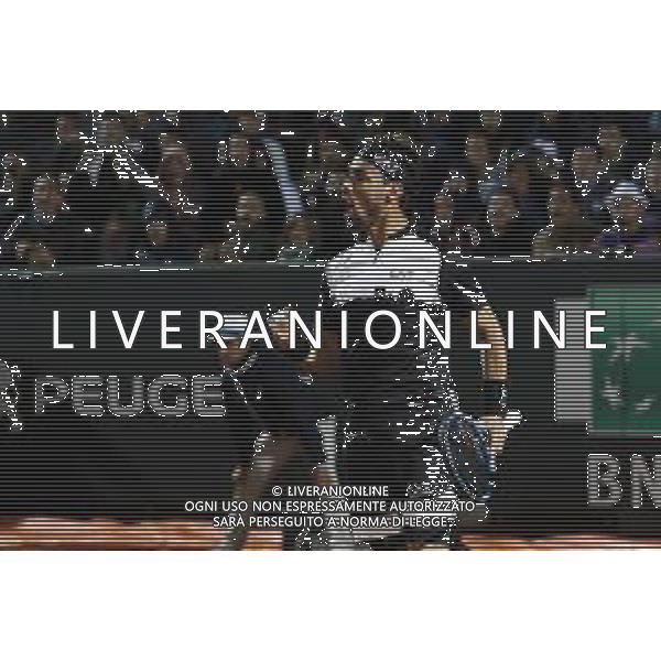 Roma 16/05/2019 - INTERNAZIONALI BNL D\' Italia 2019 - Stefanos Tsitsipas vs Fabio Fognini - nella foto: Esultanza fabio fognini ©Claudio Zamagni/Agenzia Aldo Liverani s.a.s. fabio fognini during the match between Stefanos Tsitsipas and Fabio Fognini at The Internazionali BNL d\'Italia 2019 at Foro Italico on May 16, 2019 in Rome, Italy. Photo Credit by Claudio Zamagni-Aldo Liverani Photo Agency / AGENZIA ALDO LIVERANI SAS