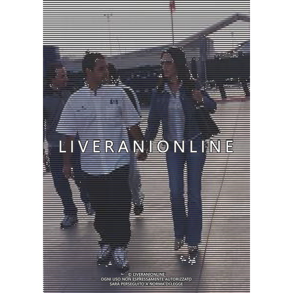 RETROSPETTIVA JUAN PABLO MONTOYA PILOTA F1 NELLA FOTO JUAN PABLO MONTOYA NEL 2003 CON LA MOGLIE Connie Freydell AG ALDO LIVERANI SAS