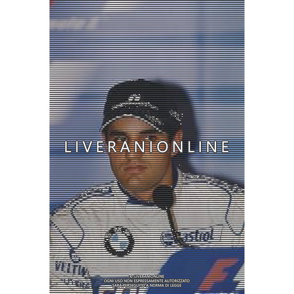 RETROSPETTIVA JUAN PABLO MONTOYA PILOTA F1 NELLA FOTO JUAN PABLO MONTOYA NEL 2001 AG ALDO LIVERANI SAS