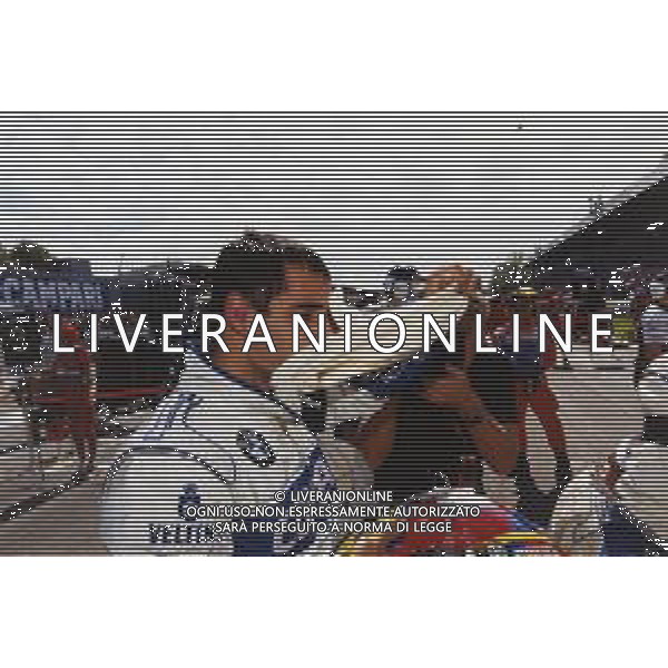 RETROSPETTIVA JUAN PABLO MONTOYA PILOTA F1 NELLA FOTO JUAN PABLO MONTOYA NEL 2001 AG ALDO LIVERANI SAS