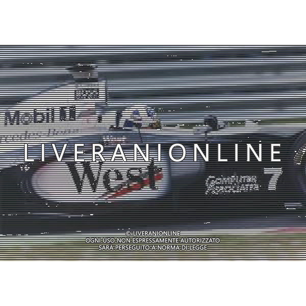 RETROSPETTIVA DAVID COULTHARD PILOTA F1 -1998 NELLA FOTO DAVID COULTHARD AG ALDO LIVERANI SAS