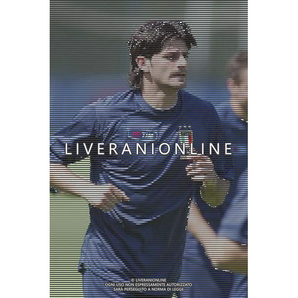 Coverciano 31/05/2005 Raduno e Allenamento della Nazionale Italiana Calcio nella foto vincenzo iaquinta ph gianni nucci/agenzia aldo liverani