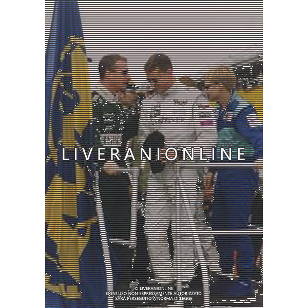 RETROSPETTIVA DAVID COULTHARD PILOTA F1 -2000 NELLA FOTO DAVID COULTHARD CON EDDIE IRVINE AG ALDO LIVERANI SAS