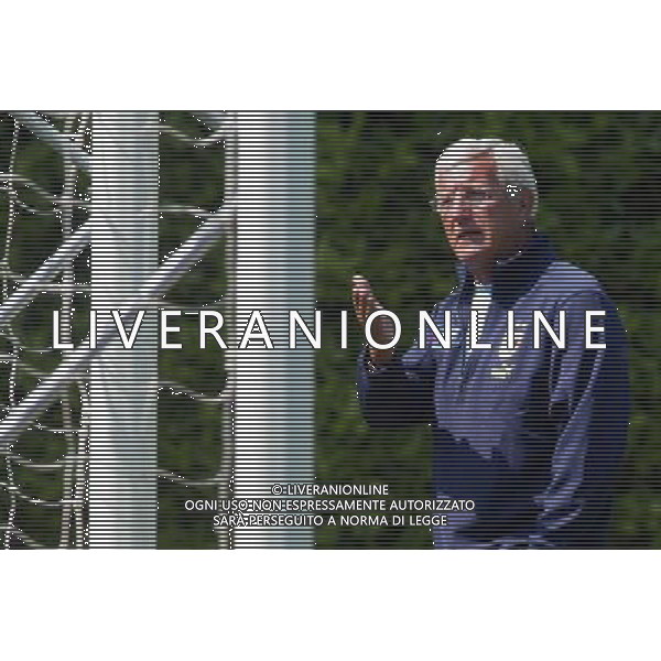 Coverciano 31/05/2005 Raduno e Allenamento della Nazionale Italiana Calcio nella foto marcello lippi ph gianni nucci/agenzia aldo liverani