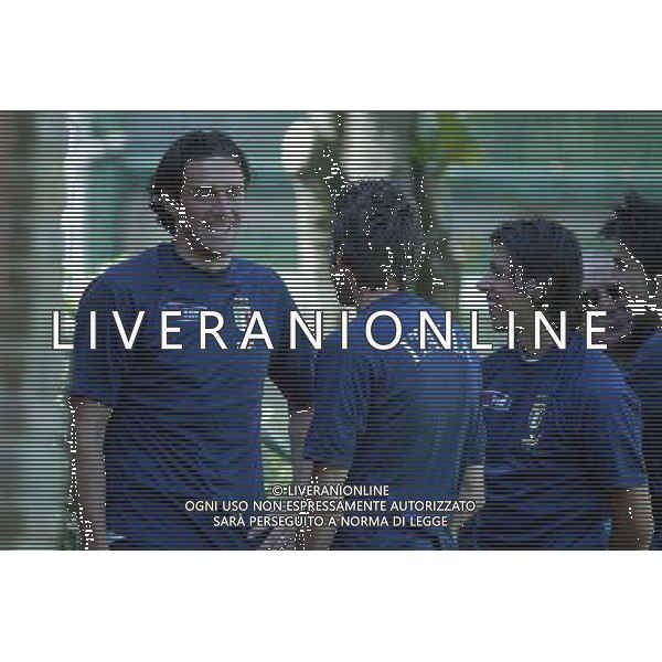 Coverciano 31/05/2005 Raduno e Allenamento della Nazionale Italiana Calcio nella foto luca toni, andrea barzagli e zaccardo christian ph gianni nucci/agenzia aldo liverani