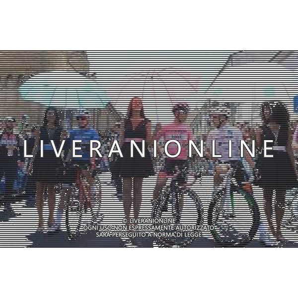 17-05-2019 Giro D\'italia; Tappa 07 Vasto - L\'aquila; 2019, Uae - Emirates; 2019, Bardiani - Csf; 2019, Trek - Segafredo; Conti, Valerio; Carboni, Giovanni; Ciccone, Giulio; Vasto; ©SIROTTI / AGENZIA ALDO LIVERANI SAS