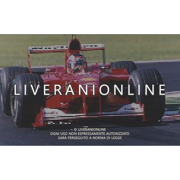 RETROSPETTIVA RUBENS BARRICHELLO PILOTA F1 NELLA FOTO RUBENS BARRICHELLO NELL \'ANNO 2000 AG ALDO LIVERANI SAS