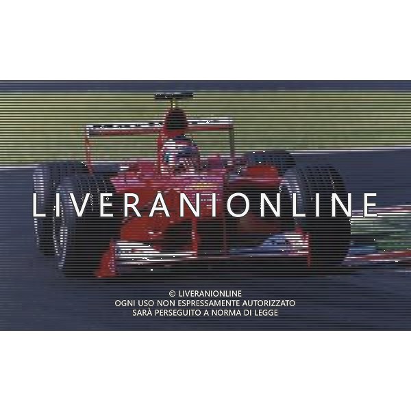 RETROSPETTIVA RUBENS BARRICHELLO PILOTA F1 NELLA FOTO RUBENS BARRICHELLO NELL \'ANNO 2000 AG ALDO LIVERANI SAS