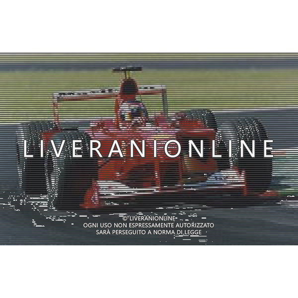 RETROSPETTIVA RUBENS BARRICHELLO PILOTA F1 NELLA FOTO RUBENS BARRICHELLO NELL \'ANNO 2000 AG ALDO LIVERANI SAS