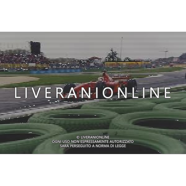 RETROSPETTIVA RUBENS BARRICHELLO PILOTA F1 NELLA FOTO RUBENS BARRICHELLO NELL \'ANNO 2000 AG ALDO LIVERANI SAS