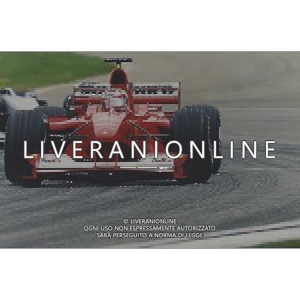 RETROSPETTIVA RUBENS BARRICHELLO PILOTA F1 NELLA FOTO RUBENS BARRICHELLO NELL \'ANNO 2000 AG ALDO LIVERANI SAS
