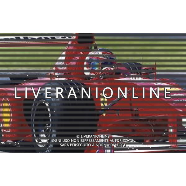 RETROSPETTIVA RUBENS BARRICHELLO PILOTA F1 NELLA FOTO RUBENS BARRICHELLO NELL \'ANNO 2000 AG ALDO LIVERANI SAS