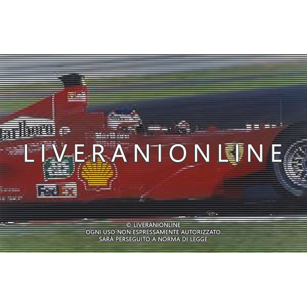 RETROSPETTIVA RUBENS BARRICHELLO PILOTA F1 NELLA FOTO RUBENS BARRICHELLO NELL \'ANNO 2000 AG ALDO LIVERANI SAS