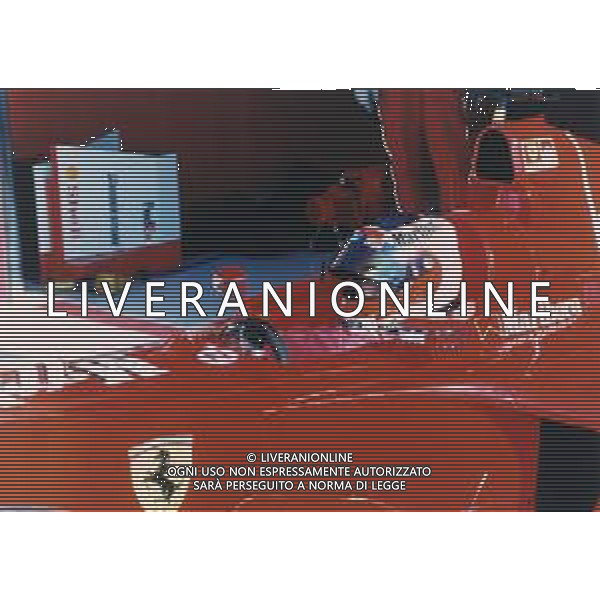 RETROSPETTIVA RUBENS BARRICHELLO PILOTA F1 NELLA FOTO RUBENS BARRICHELLO NELL \'ANNO 2000 AG ALDO LIVERANI SAS