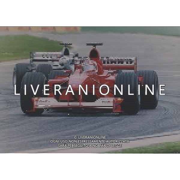 RETROSPETTIVA RUBENS BARRICHELLO PILOTA F1 NELLA FOTO RUBENS BARRICHELLO NELL \'ANNO 2000 AG ALDO LIVERANI SAS