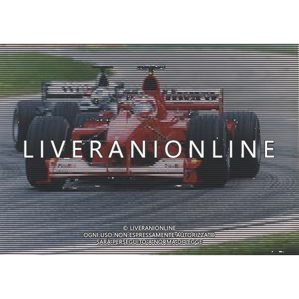 RETROSPETTIVA RUBENS BARRICHELLO PILOTA F1 NELLA FOTO RUBENS BARRICHELLO NELL \'ANNO 2000 AG ALDO LIVERANI SAS