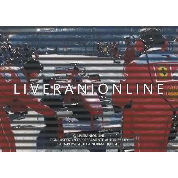 RETROSPETTIVA RUBENS BARRICHELLO PILOTA F1 NELLA FOTO RUBENS BARRICHELLO NELL \'ANNO 2000 AG ALDO LIVERANI SAS