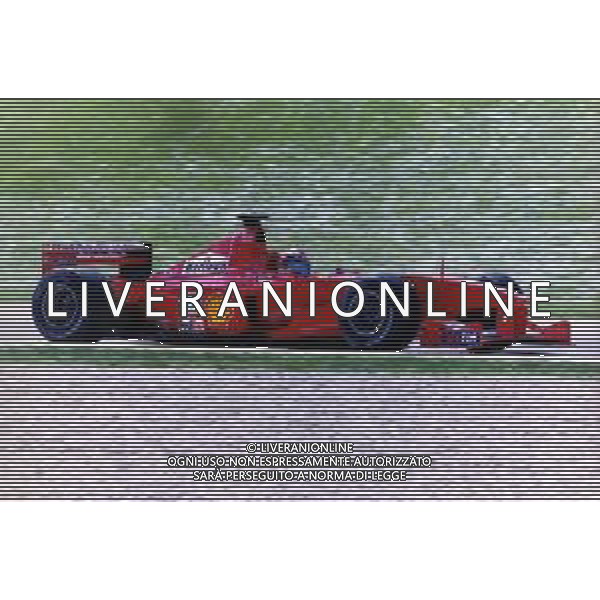 RETROSPETTIVA RUBENS BARRICHELLO PILOTA F1 NELLA FOTO RUBENS BARRICHELLO NELL \'ANNO 2000 AG ALDO LIVERANI SAS
