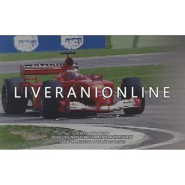 RETROSPETTIVA RUBENS BARRICHELLO PILOTA F1 NELLA FOTO RUBENS BARRICHELLO NELL \'ANNO 2001 AG ALDO LIVERANI SAS