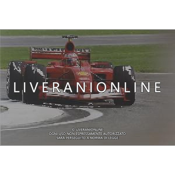 RETROSPETTIVA RUBENS BARRICHELLO PILOTA F1 NELLA FOTO RUBENS BARRICHELLO NELL \'ANNO 2001 AG ALDO LIVERANI SAS