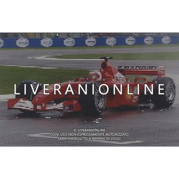 RETROSPETTIVA RUBENS BARRICHELLO PILOTA F1 NELLA FOTO RUBENS BARRICHELLO NELL \'ANNO 2001 AG ALDO LIVERANI SAS