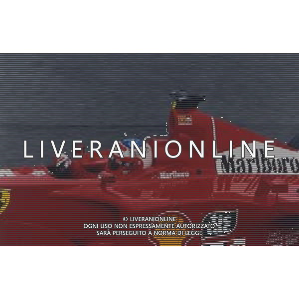 RETROSPETTIVA RUBENS BARRICHELLO PILOTA F1 NELLA FOTO RUBENS BARRICHELLO NELL \'ANNO 2001 AG ALDO LIVERANI SAS