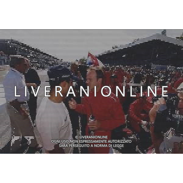 RETROSPETTIVA RUBENS BARRICHELLO PILOTA F1 NELLA FOTO RUBENS BARRICHELLO NELL \'ANNO 2001 AG ALDO LIVERANI SAS