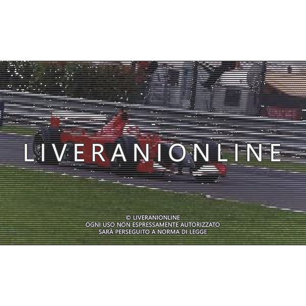 RETROSPETTIVA RUBENS BARRICHELLO PILOTA F1 NELLA FOTO RUBENS BARRICHELLO NELL \'ANNO 2001 AG ALDO LIVERANI SAS