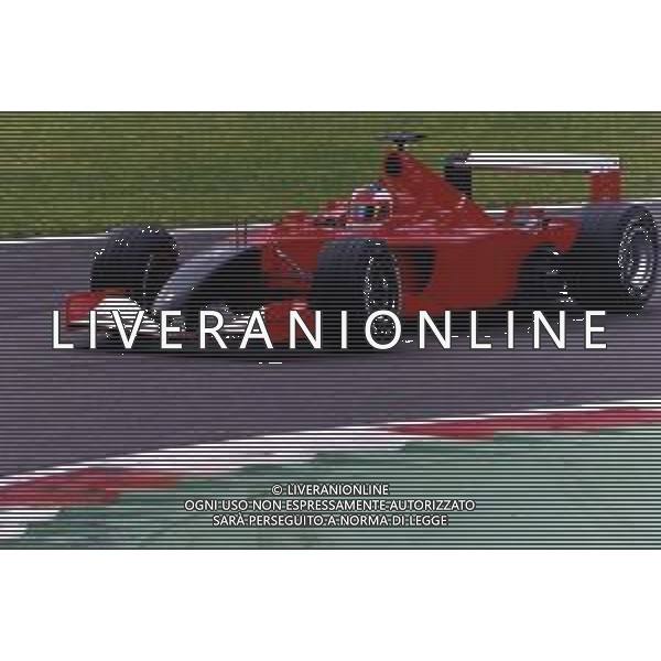 RETROSPETTIVA RUBENS BARRICHELLO PILOTA F1 NELLA FOTO RUBENS BARRICHELLO NELL \'ANNO 2001 AG ALDO LIVERANI SAS