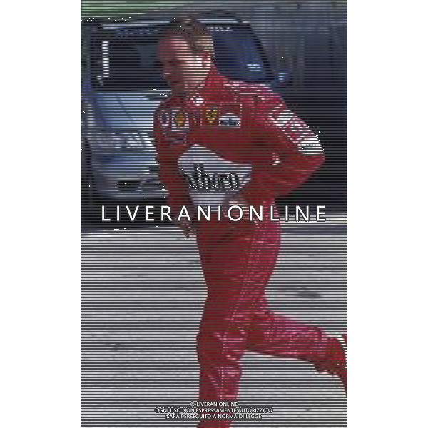 RETROSPETTIVA RUBENS BARRICHELLO PILOTA F1 NELLA FOTO RUBENS BARRICHELLO NELL \'ANNO 2002 AG ALDO LIVERANI SAS