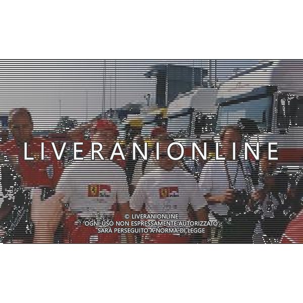 RETROSPETTIVA RUBENS BARRICHELLO PILOTA F1 NELLA FOTO RUBENS BARRICHELLO NELL \'ANNO 2002 AG ALDO LIVERANI SAS