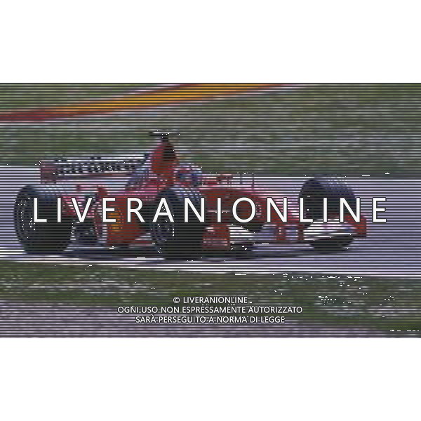 RETROSPETTIVA RUBENS BARRICHELLO PILOTA F1 NELLA FOTO RUBENS BARRICHELLO NELL \'ANNO 2002 AG ALDO LIVERANI SAS