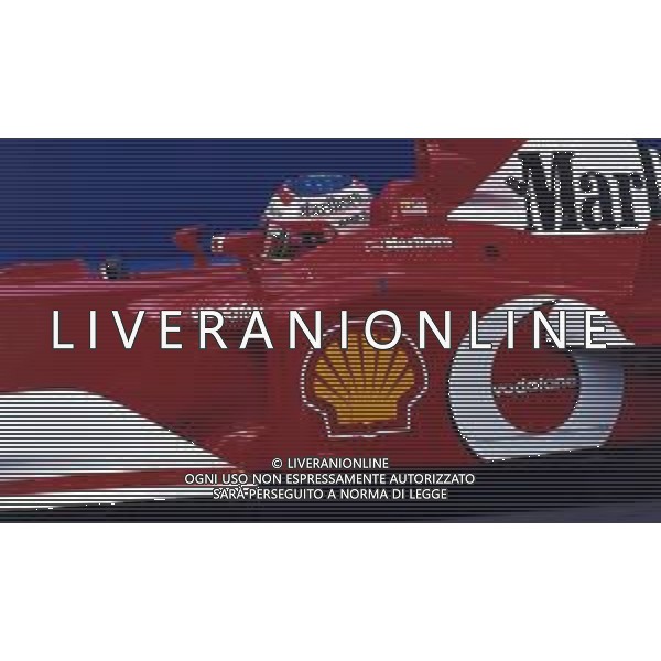 RETROSPETTIVA RUBENS BARRICHELLO PILOTA F1 NELLA FOTO RUBENS BARRICHELLO NELL \'ANNO 2002 AG ALDO LIVERANI SAS
