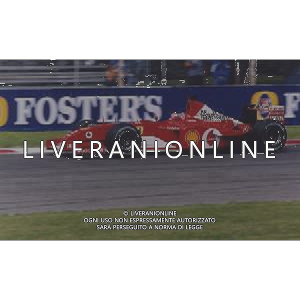 RETROSPETTIVA RUBENS BARRICHELLO PILOTA F1 NELLA FOTO RUBENS BARRICHELLO NELL \'ANNO 2002 AG ALDO LIVERANI SAS