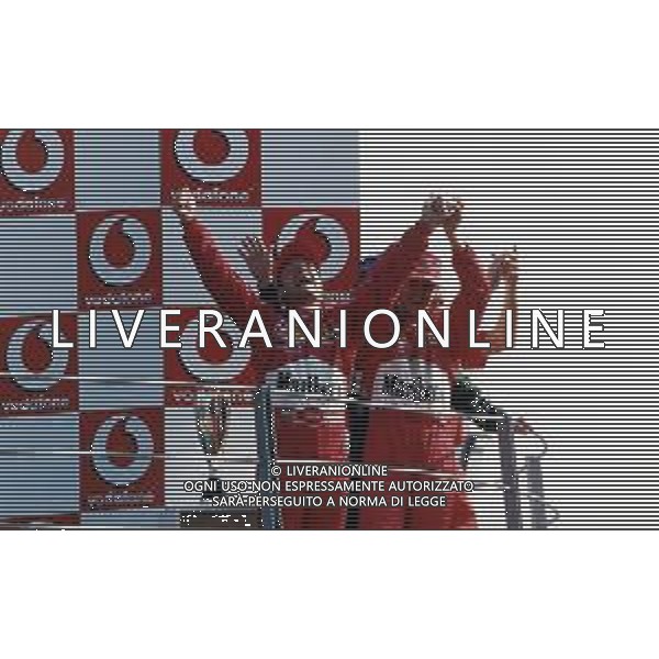 RETROSPETTIVA RUBENS BARRICHELLO PILOTA F1 NELLA FOTO RUBENS BARRICHELLO NELL \'ANNO 2002 AG ALDO LIVERANI SAS