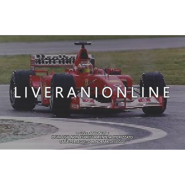 RETROSPETTIVA RUBENS BARRICHELLO PILOTA F1 NELLA FOTO RUBENS BARRICHELLO NELL \'ANNO 2002 AG ALDO LIVERANI SAS