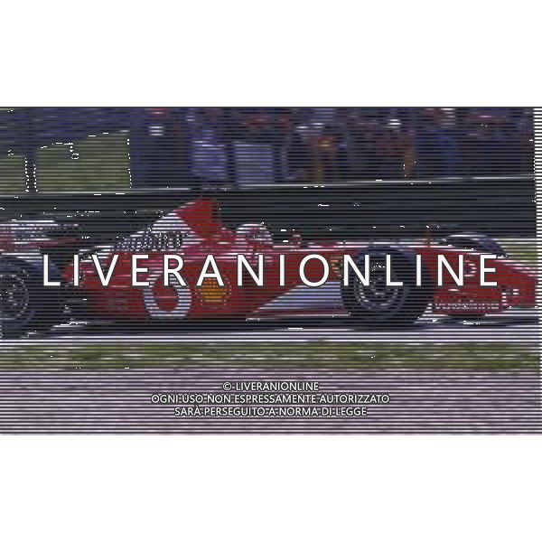 RETROSPETTIVA RUBENS BARRICHELLO PILOTA F1 NELLA FOTO RUBENS BARRICHELLO NELL \'ANNO 2002 AG ALDO LIVERANI SAS