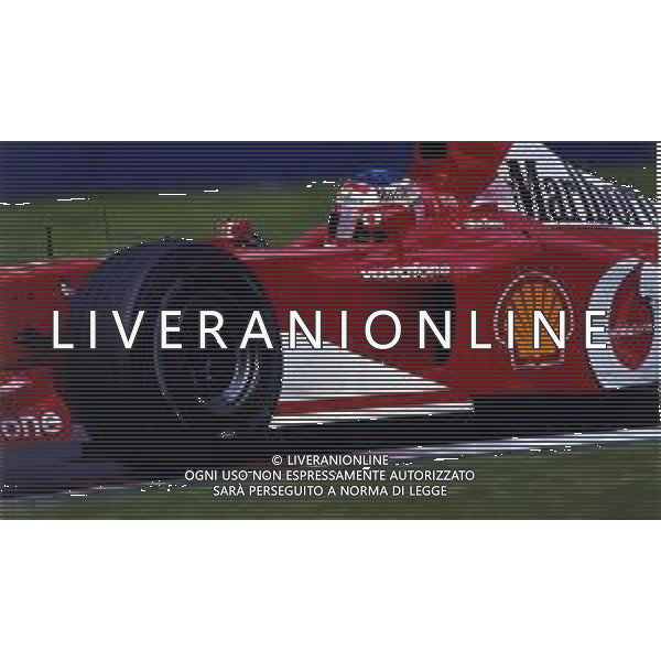 RETROSPETTIVA RUBENS BARRICHELLO PILOTA F1 NELLA FOTO RUBENS BARRICHELLO NELL \'ANNO 2002 AG ALDO LIVERANI SAS