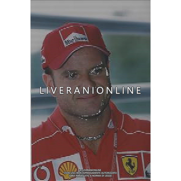 RETROSPETTIVA RUBENS BARRICHELLO PILOTA F1 NELLA FOTO RUBENS BARRICHELLO NELL \'ANNO 2002 AG ALDO LIVERANI SAS