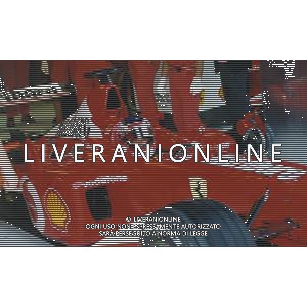 RETROSPETTIVA RUBENS BARRICHELLO PILOTA F1 NELLA FOTO RUBENS BARRICHELLO NELL \'ANNO 2002 AG ALDO LIVERANI SAS