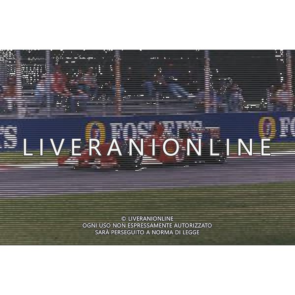 RETROSPETTIVA RUBENS BARRICHELLO PILOTA F1 NELLA FOTO RUBENS BARRICHELLO NELL \'ANNO 2002 AG ALDO LIVERANI SAS