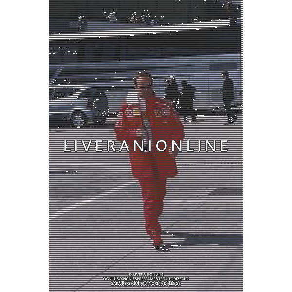 RETROSPETTIVA RUBENS BARRICHELLO PILOTA F1 NELLA FOTO RUBENS BARRICHELLO NELL \'ANNO 2002 AG ALDO LIVERANI SAS