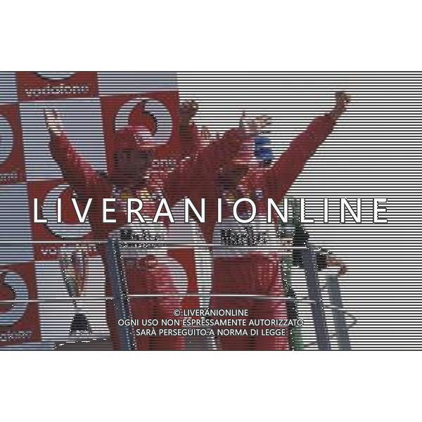RETROSPETTIVA RUBENS BARRICHELLO PILOTA F1 NELLA FOTO RUBENS BARRICHELLO NELL \'ANNO 2002 AG ALDO LIVERANI SAS